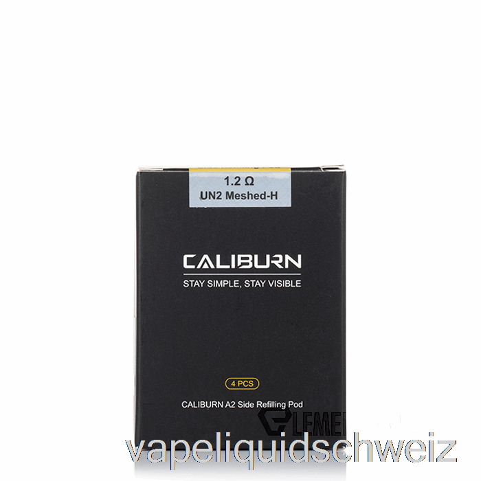 Uwell Caliburn A2 Ersatz-Pods 1,2 Ohm A2S Pods Vape Ohne Nikotin